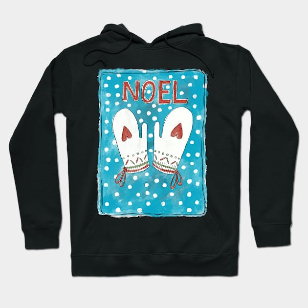 Noel, Christmas Collection Hoodie by Lillieo and co design